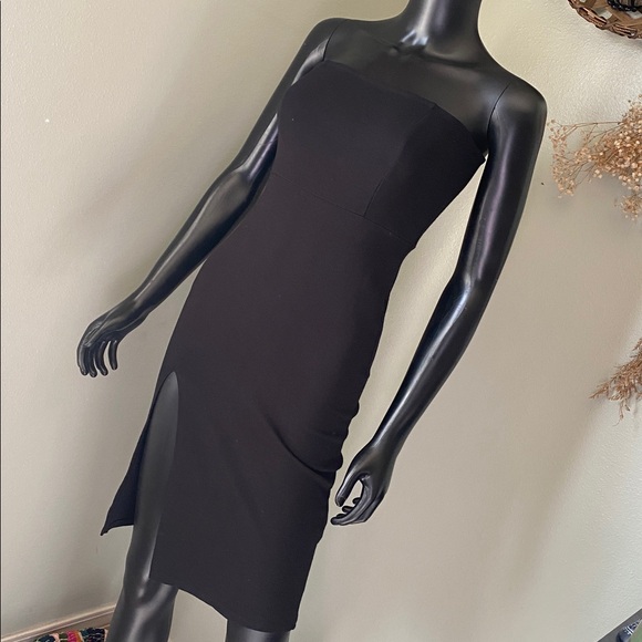 Forever 21 Black Strapless Dress - Picture 4 of 13